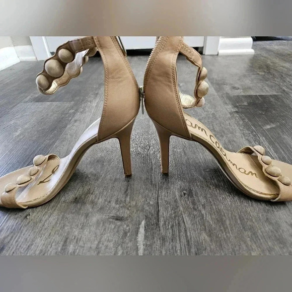 Sam Edelman Addison Women Classic Nude Ankle Strap Sandal Heels Size 9M - Picture 3 of 7